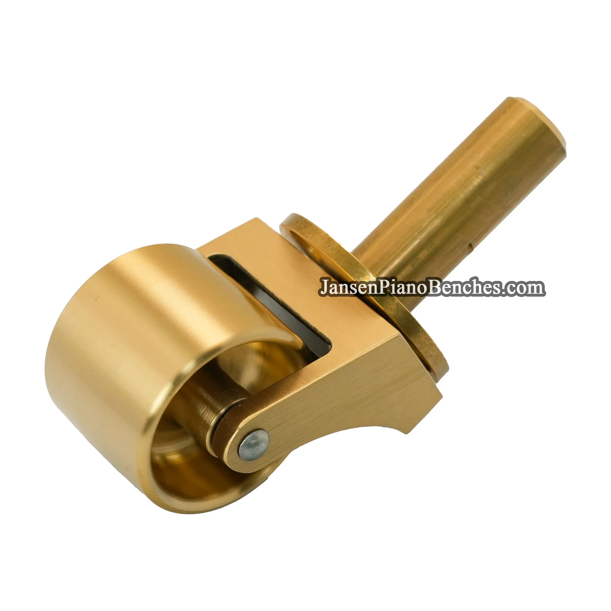 Grand Piano Wheel Brass 1.5" Width - Image 5