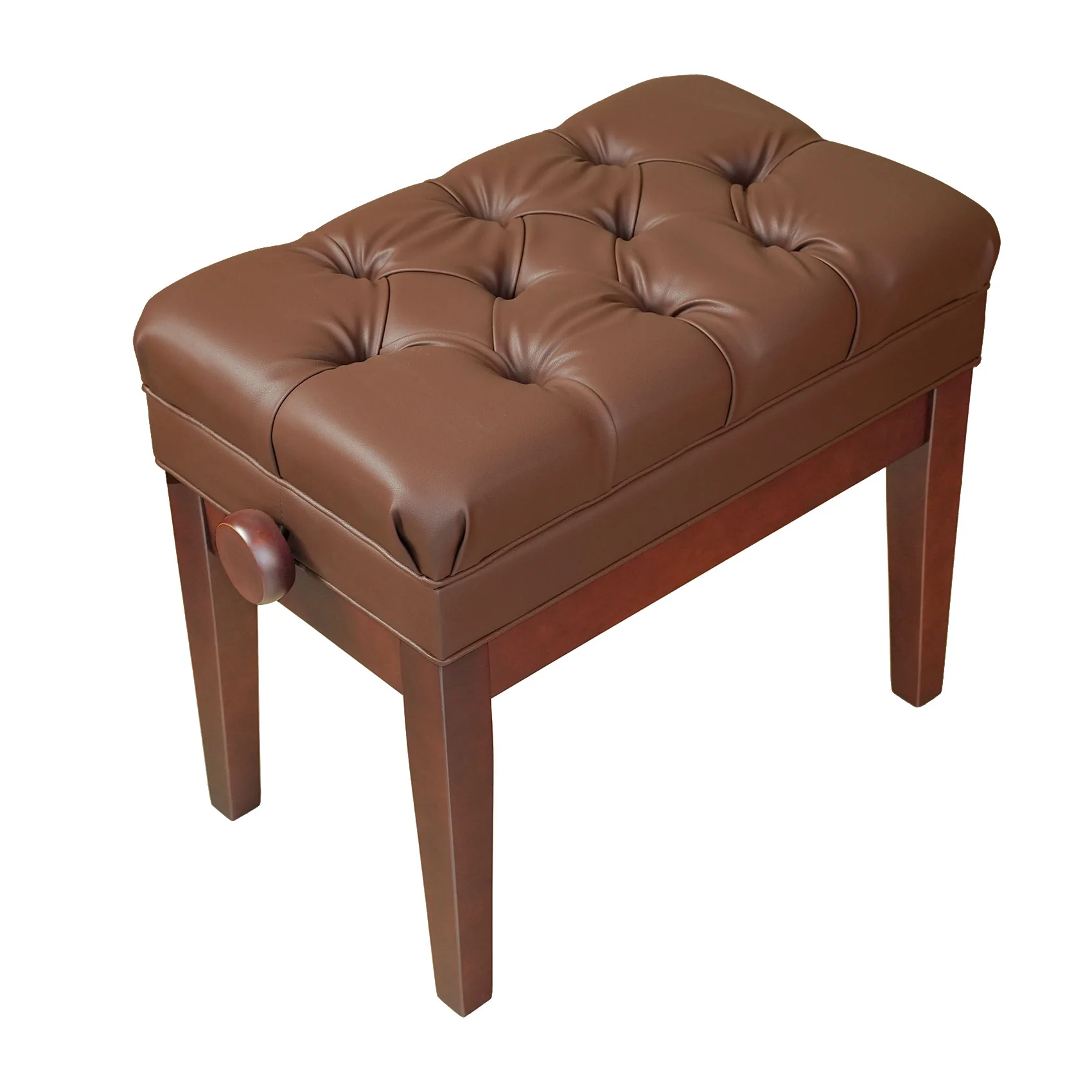 Adjustable Piano Bench with Music Storage Compartment - Image 13