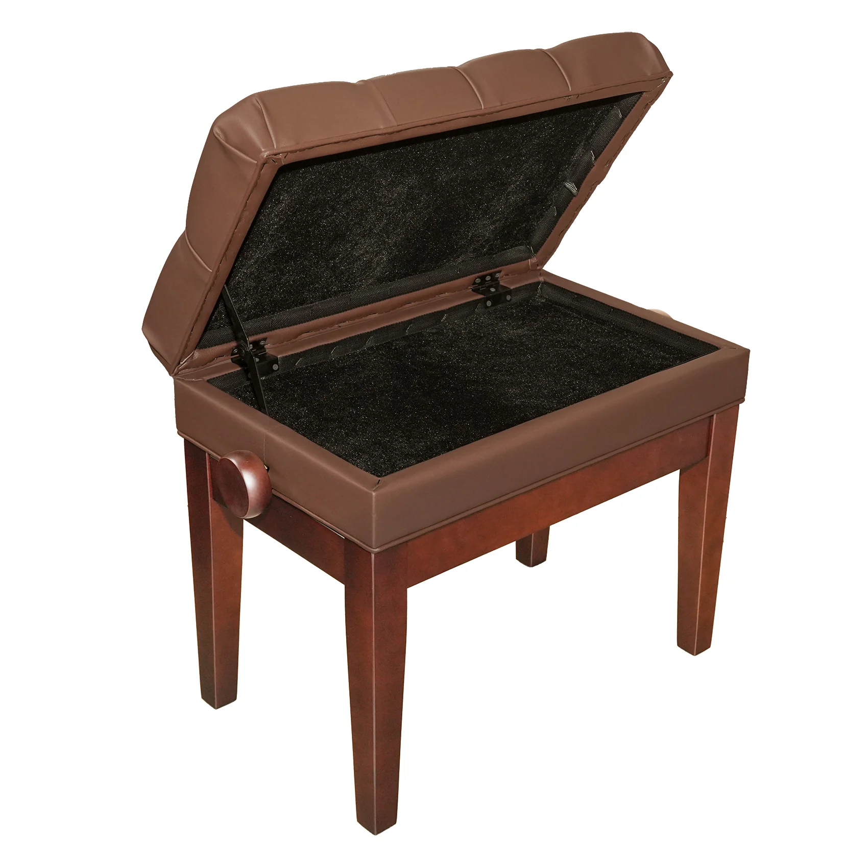 Adjustable Piano Bench with Music Storage Compartment - Image 14