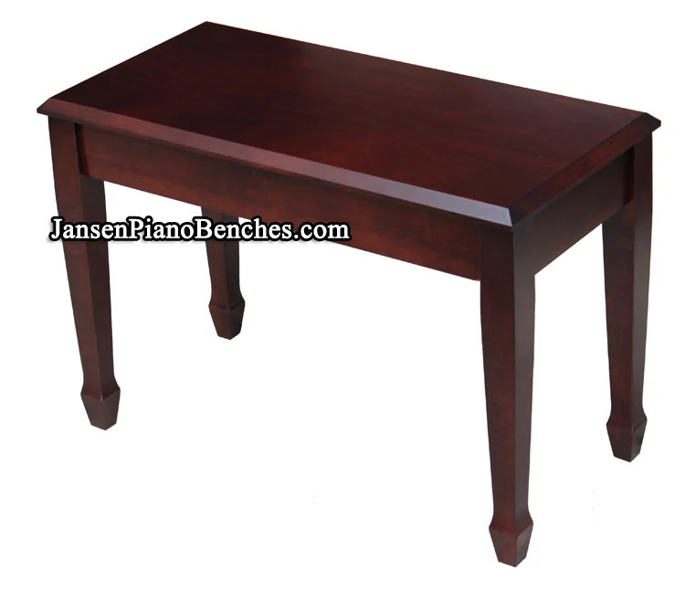 Jansen Grand Piano Bench Wood Top - Image 4