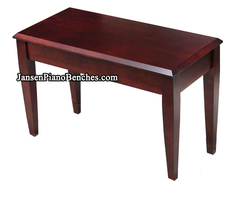 Jansen Grand Piano Bench Wood Top - Image 6