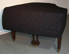 Jansen Grand Piano Cover Extra Thick Black Cotton Padded