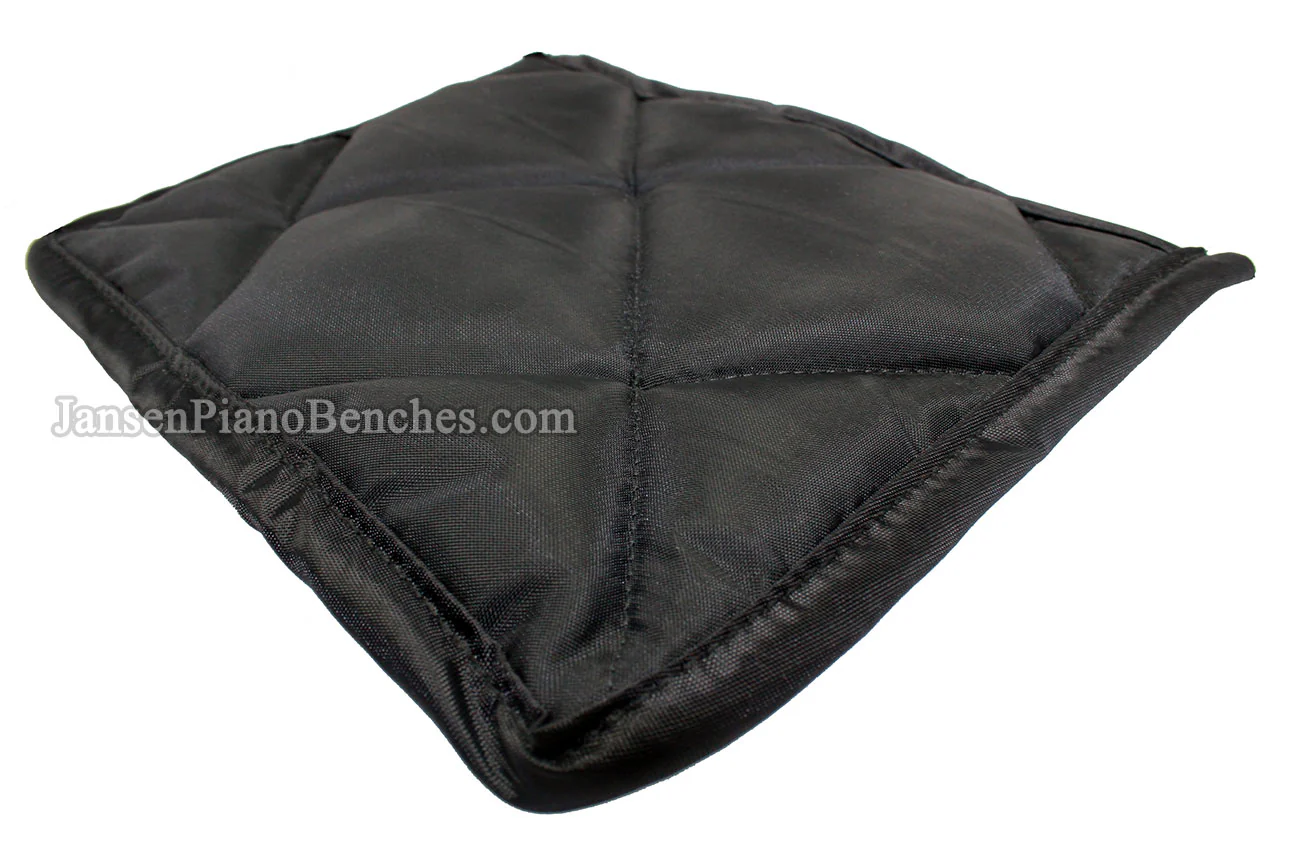 Jansen Grand Piano Cover Quilted Black Nylon - Image 4