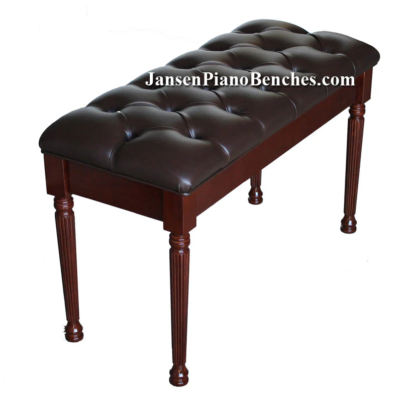 Jansen Grand Piano Upholstered Bench - Image 10