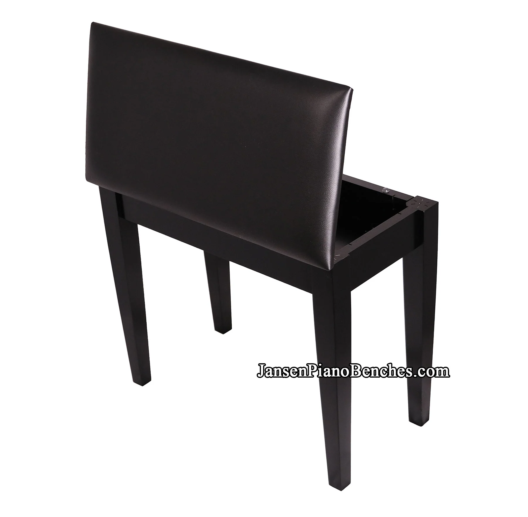 Jansen Keyboard Bench - Satin Black - Open Box - Image 2
