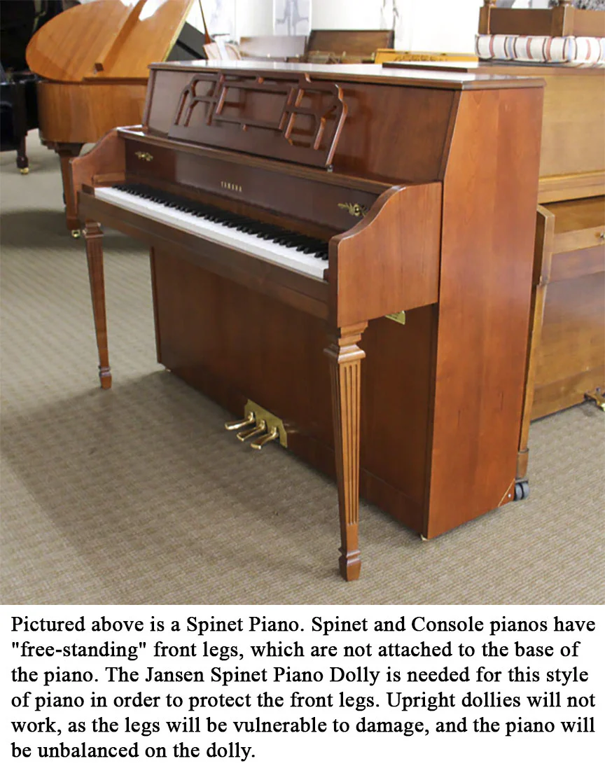 Jansen Spinet and Console Dolly - Image 8
