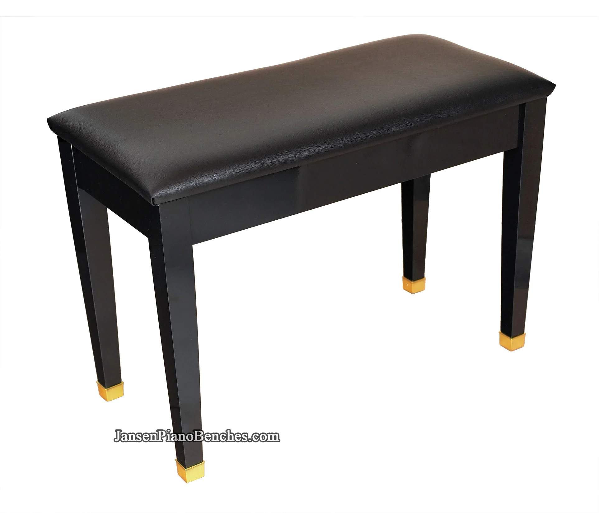 Jansen Upright Piano Bench Upholstered Top - Image 7