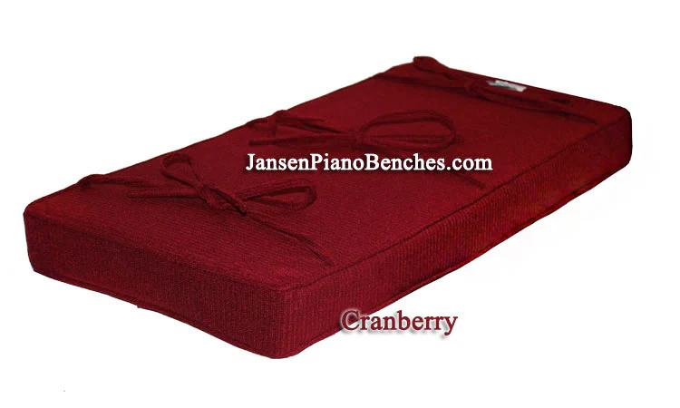 Kashmere Box Top Piano Bench Cushions GRK - 2" or 3" Thickness - Image 2