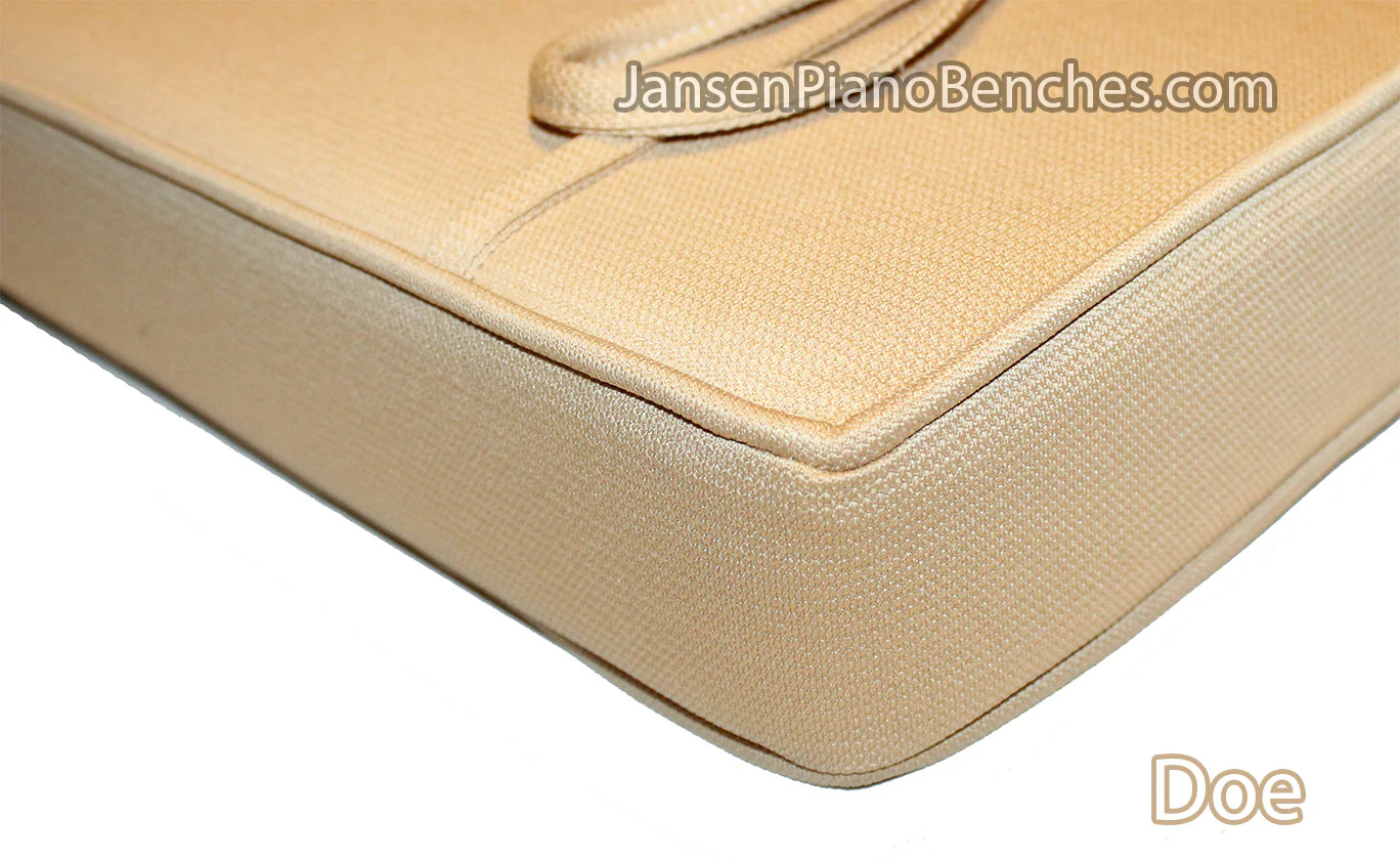 Kashmere Box Top Piano Bench Cushions GRK - 2" or 3" Thickness - Image 7
