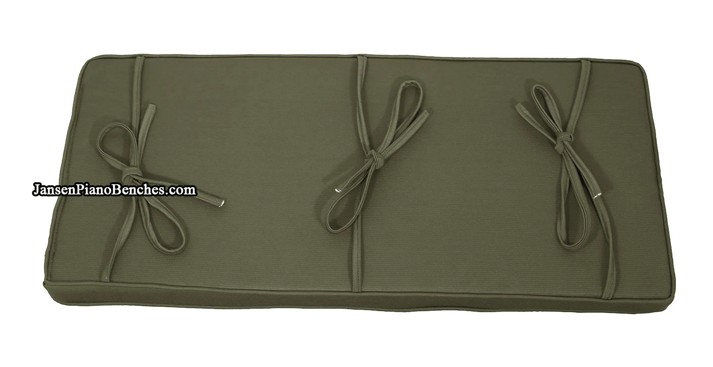 Kashmere Box Top Piano Bench Cushions GRK - 2" or 3" Thickness - Image 9