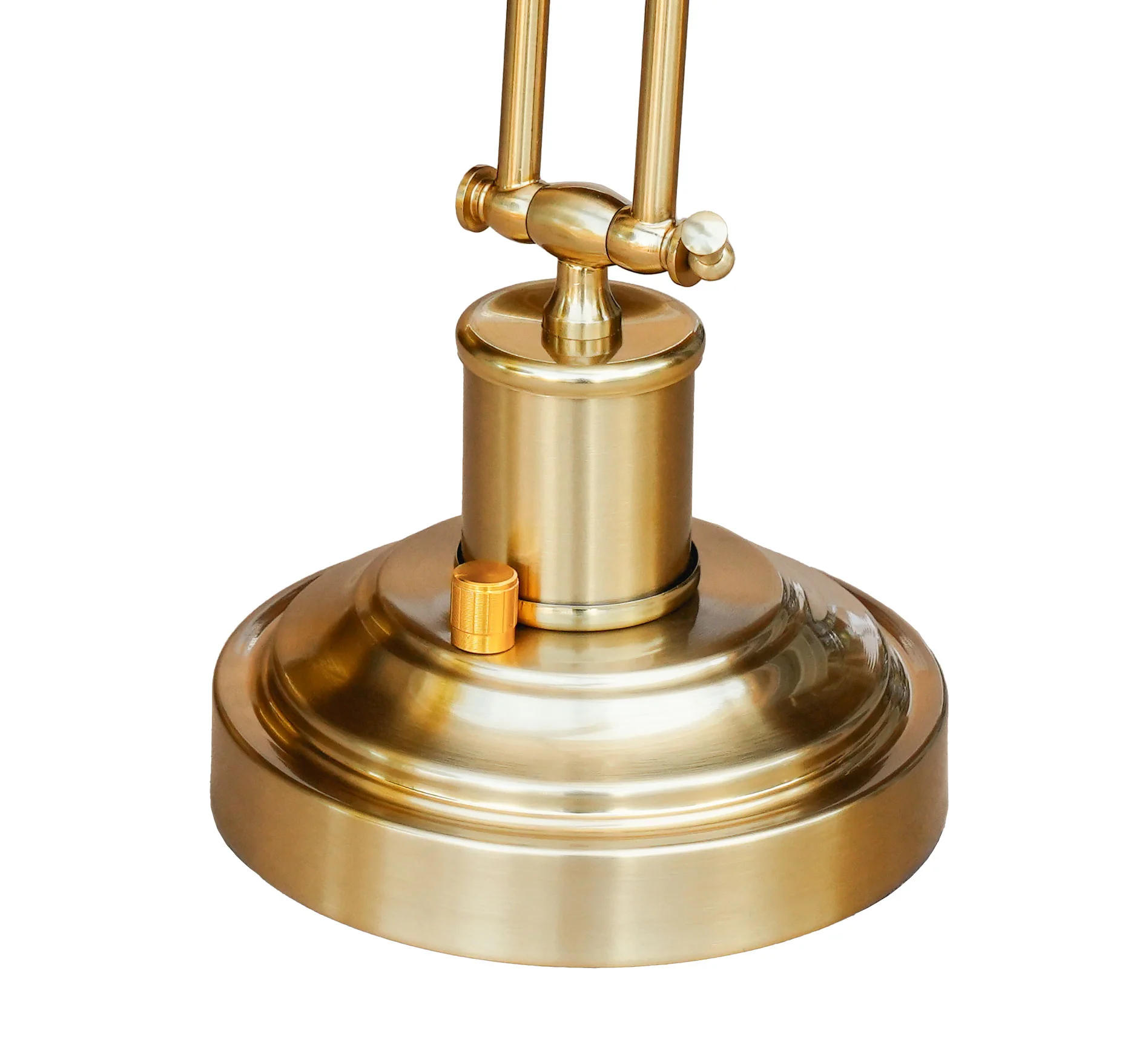 LED Piano Desk Lamp Antique Brass 14" Shade Adjustable - Image 3