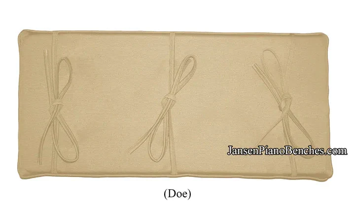 Piano Bench Cushion - 35" x 14.5" - Beige