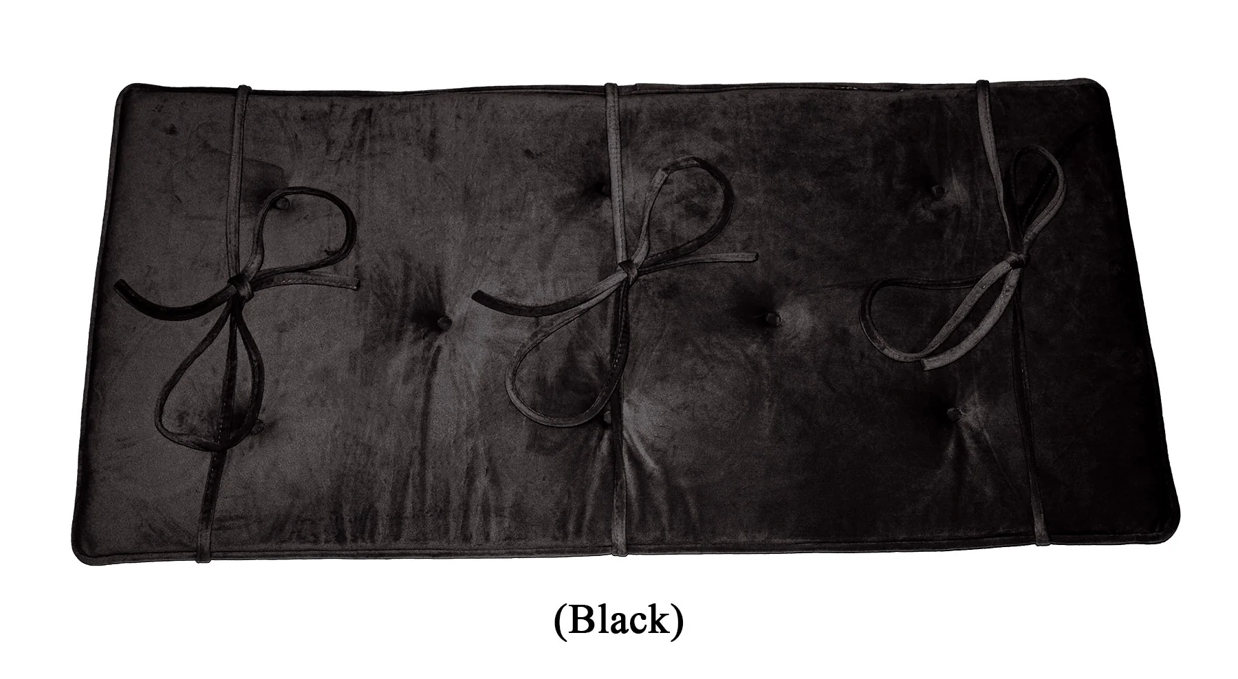 Piano Bench Cushion Tufted Velvet - Image 3