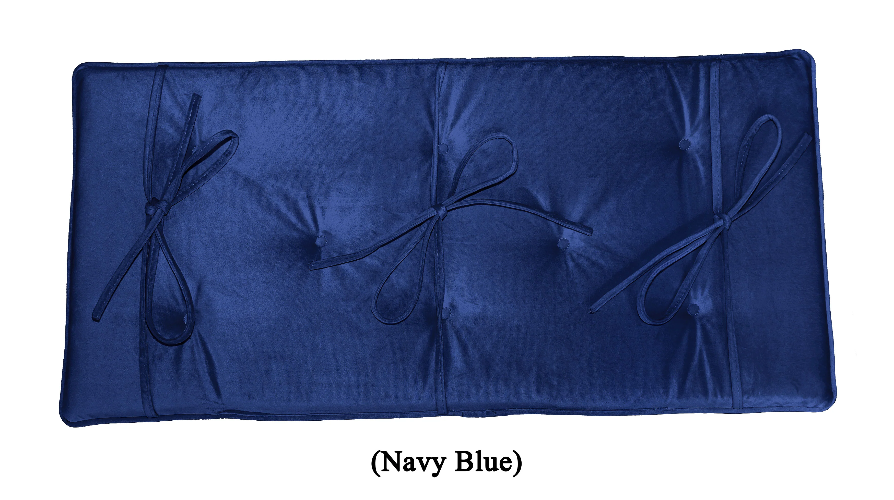 Piano Bench Cushion Tufted Velvet - Image 5