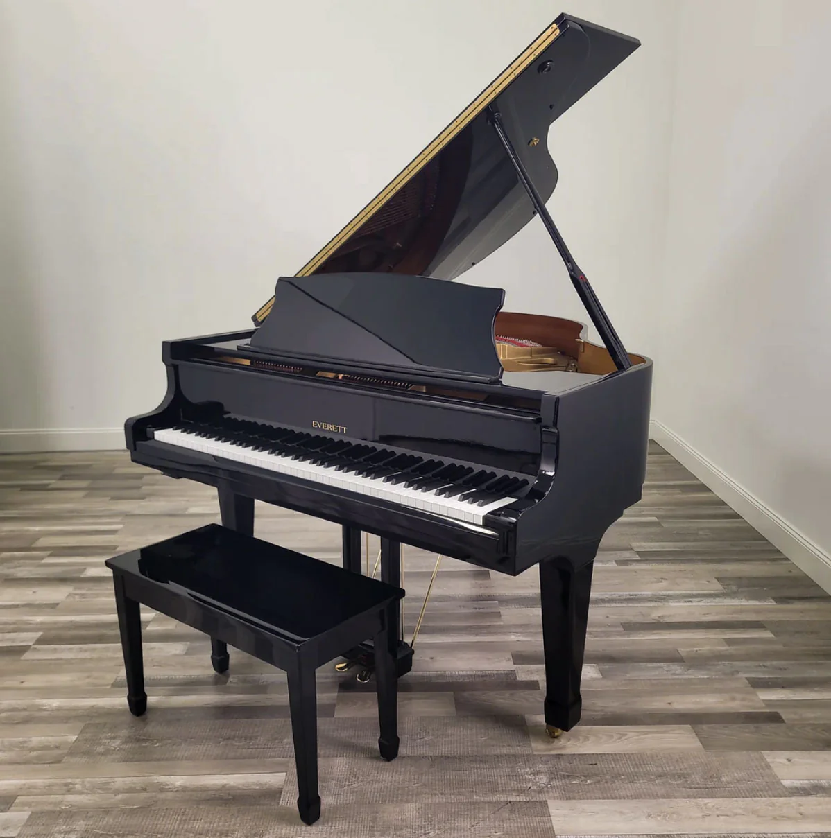 Piano Bench Wood Top with Sheet Music Storage - Image 4