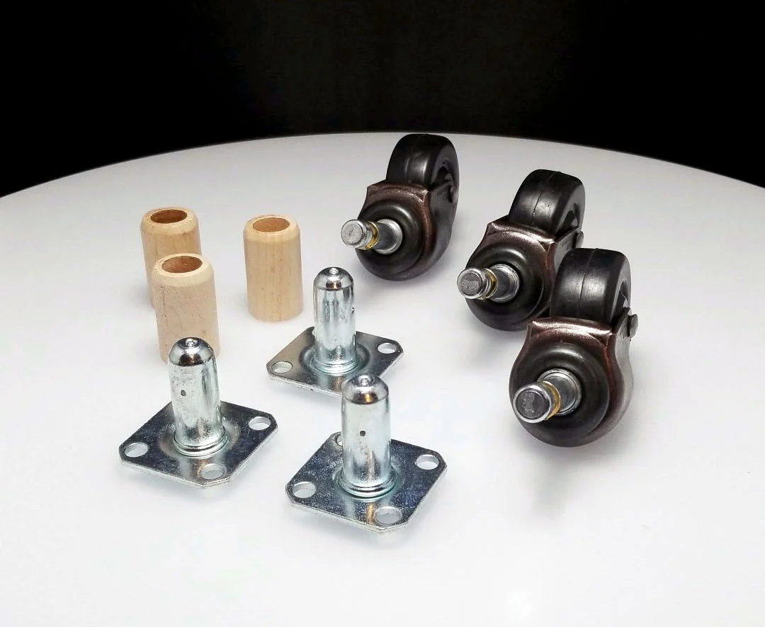 Piano Casters Rubber Wheels - Image 23