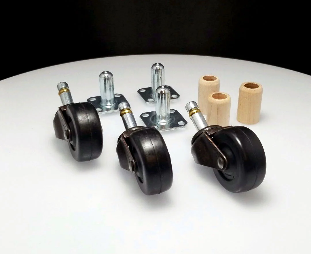 Piano Casters Rubber Wheels - Image 8