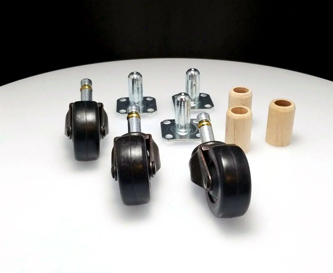 Piano Casters Rubber Wheels - Image 9