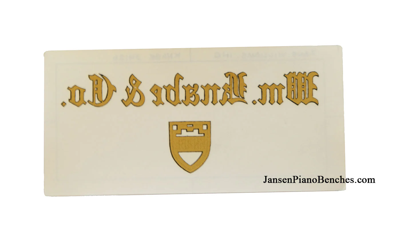 Piano Fallboard Decals - Image 7