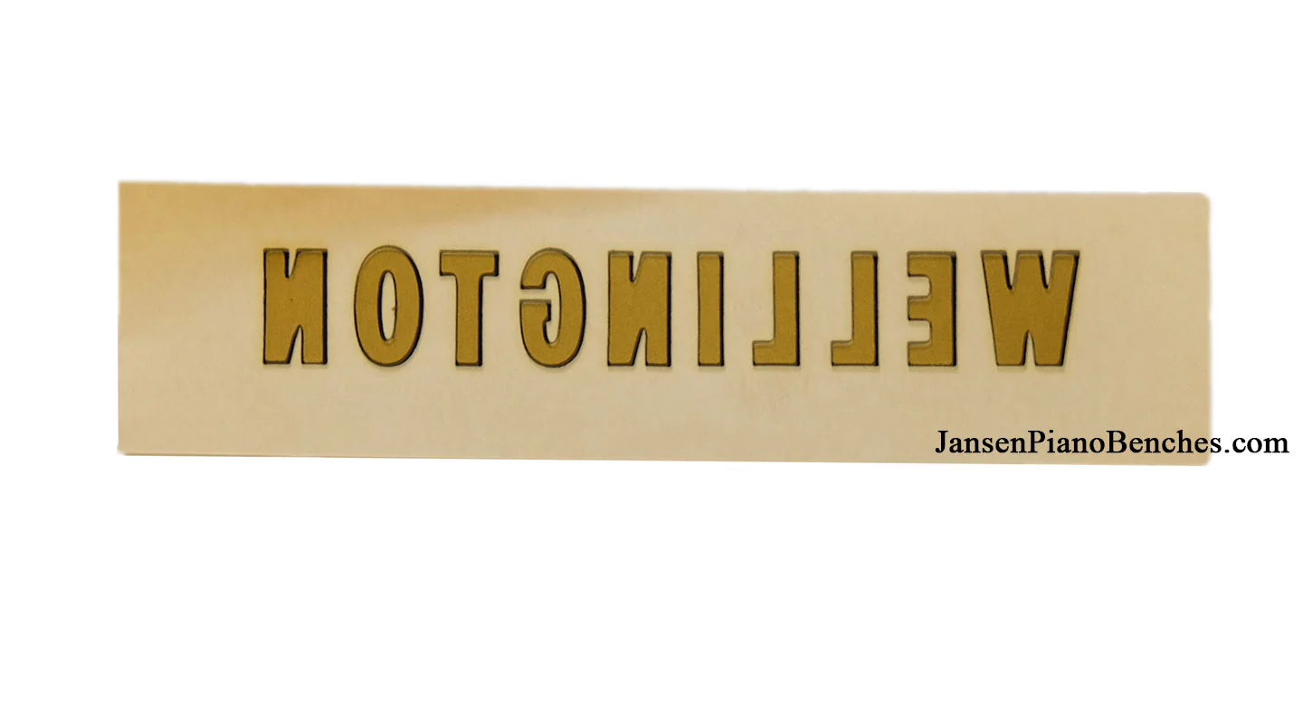 Piano Fallboard Decals - Image 8