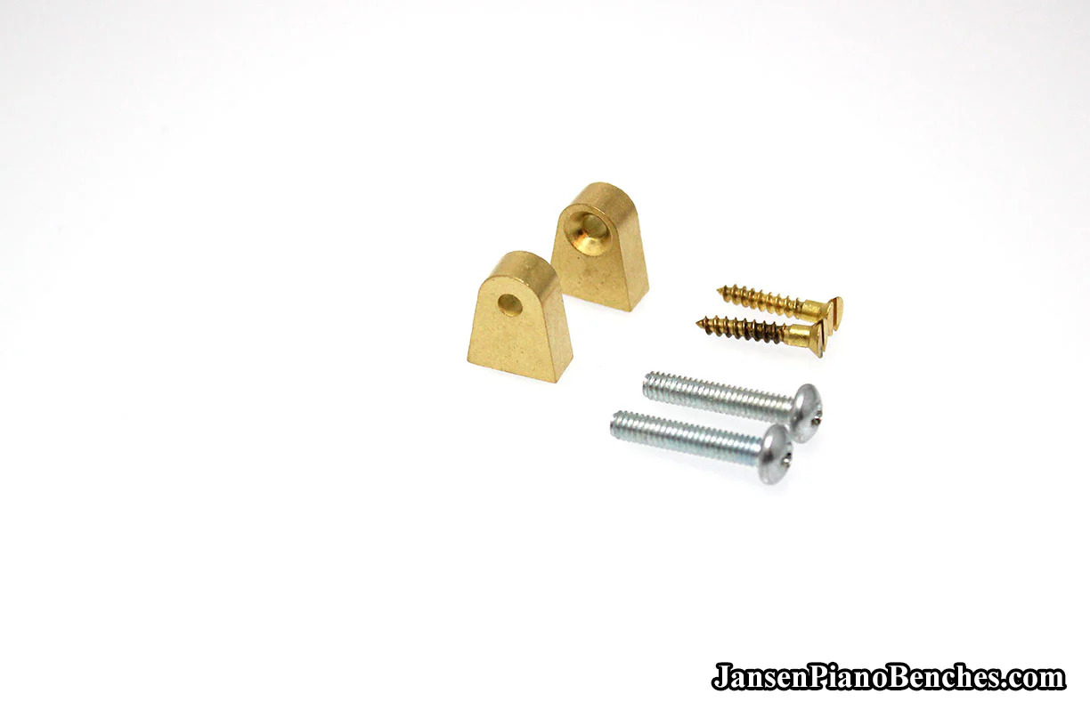 Piano Music Desk Hinges Brass - Image 3
