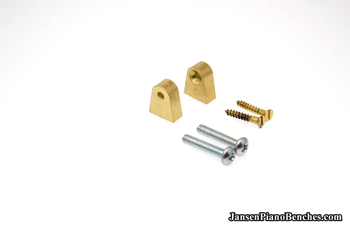 Piano Music Desk Hinges Brass - Image 4