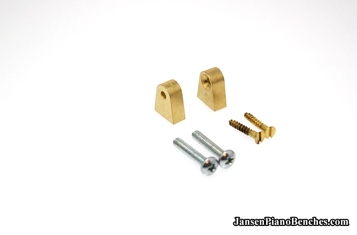 Piano Music Desk Hinges Brass - Image 5