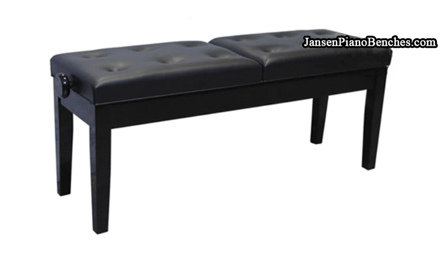 Piano Teacher Bench - Adjustable Dual Seats
