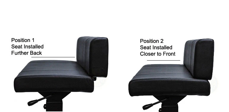 Pneumatic Piano Chair with Back Support - Image 9