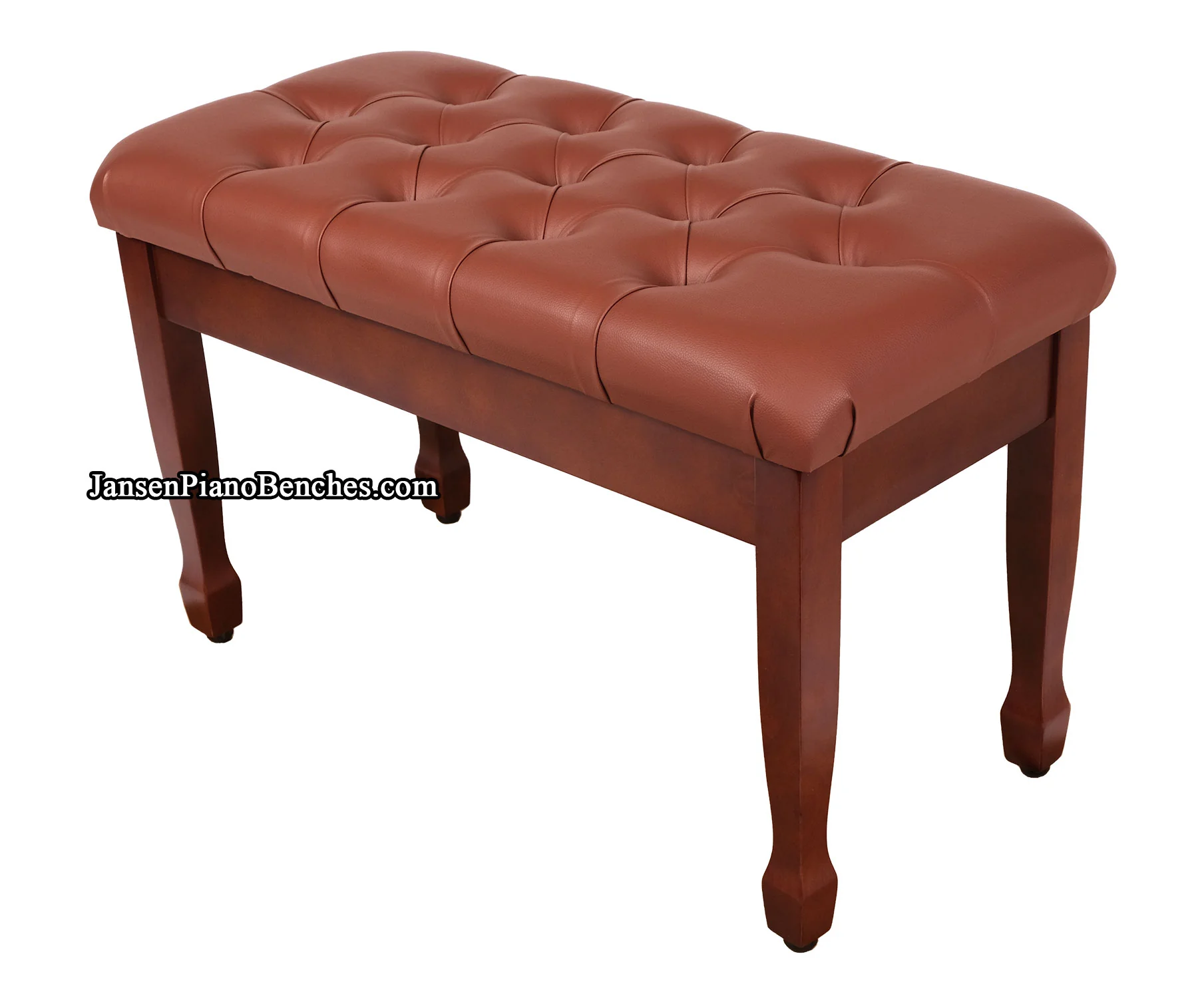 Premium Padded Piano Bench Diamond Tufted with Music Storage - Image 4