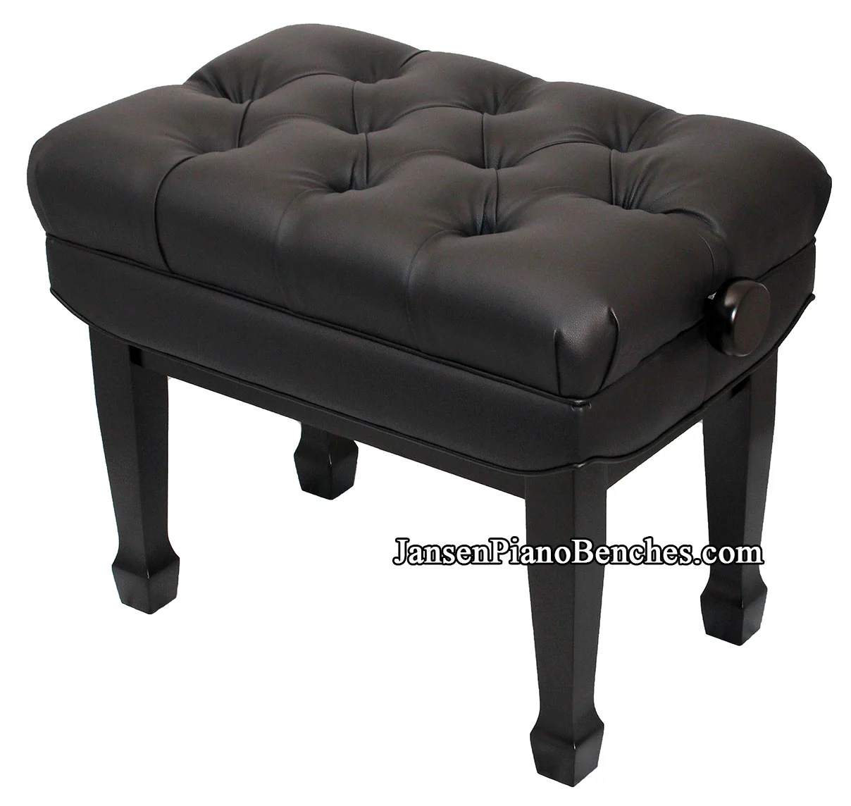 Satin Black Concert Adjustable Artist Bench