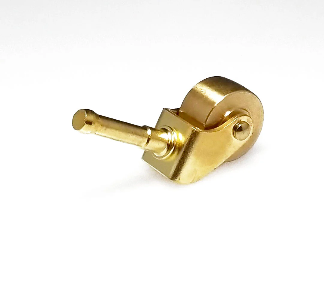 Spinet Piano Wheels Brass - Image 16