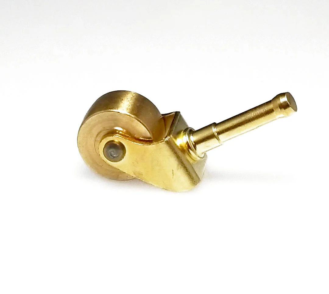 Spinet Piano Wheels Brass - Image 7