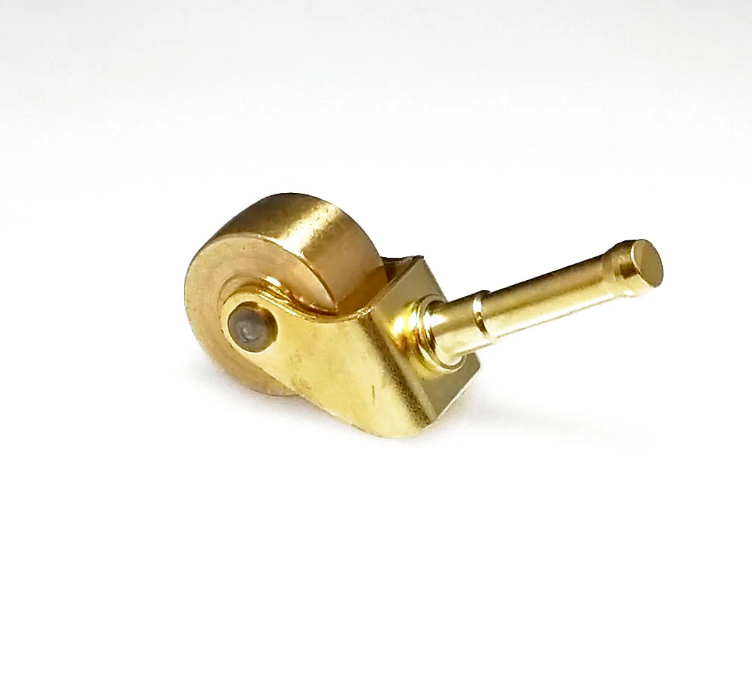 Spinet Piano Wheels Brass - Image 8