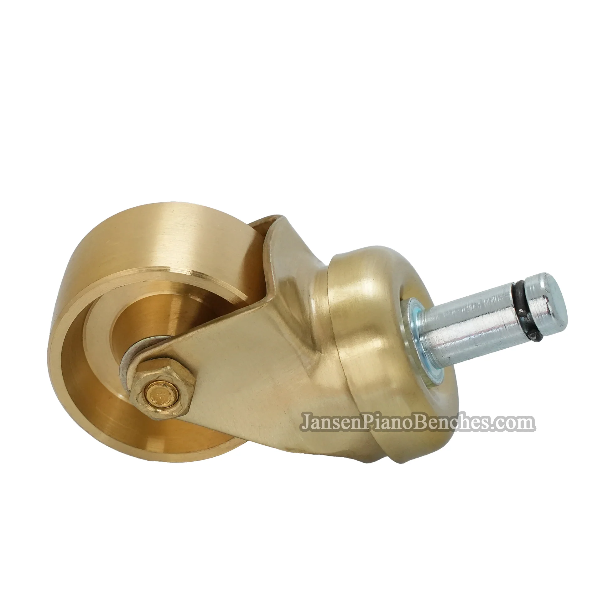 Steinway Grand Piano Casters Brass 2" Diameter Wheels - Image 3