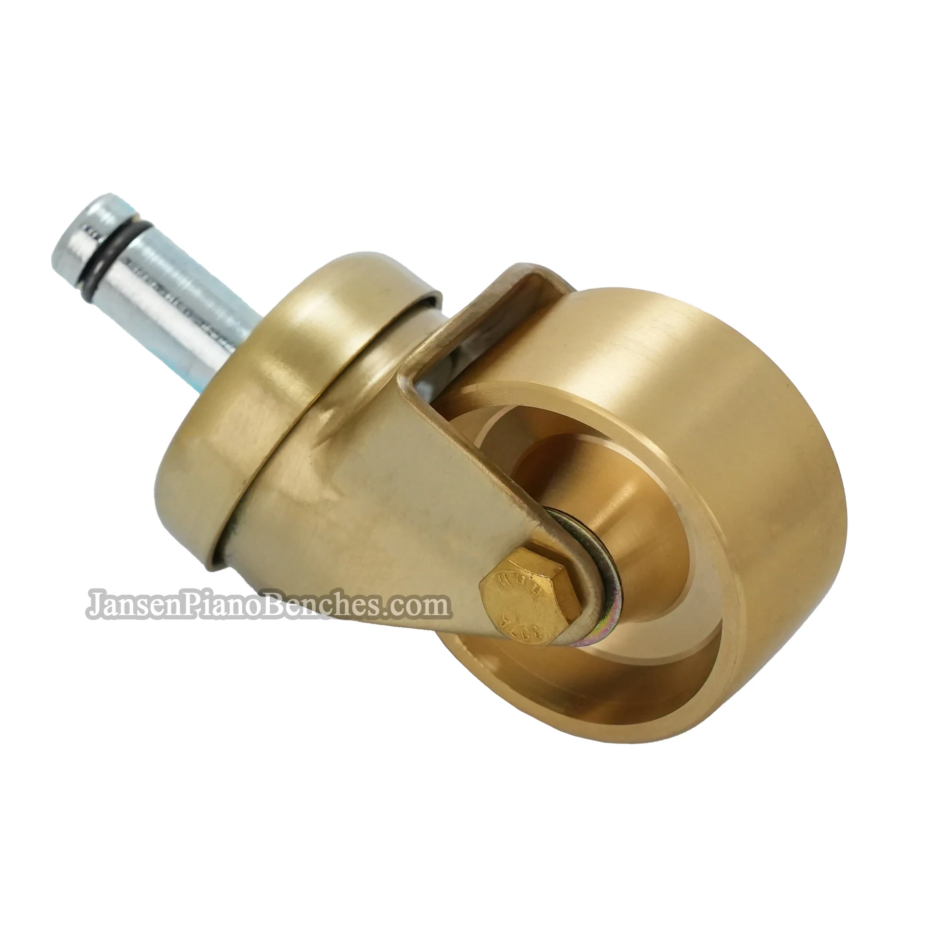 Steinway Grand Piano Casters Brass 2" Diameter Wheels - Image 4