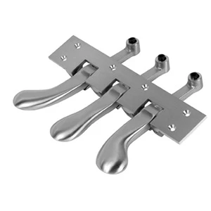 Steinway Grand Piano Pedals with Plate - Nickel Plated