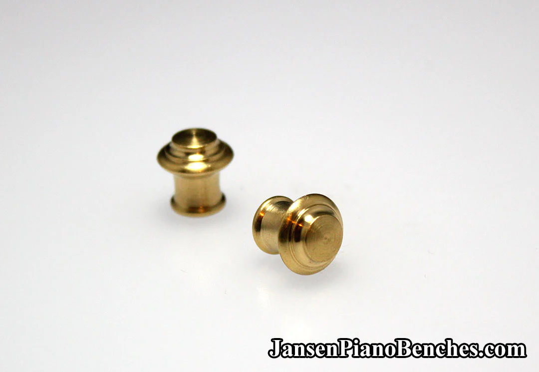 Tiered Brass Piano Desk Knob - Image 10