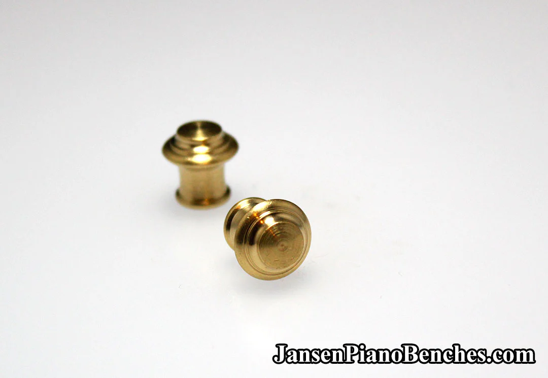 Tiered Brass Piano Desk Knob - Image 11