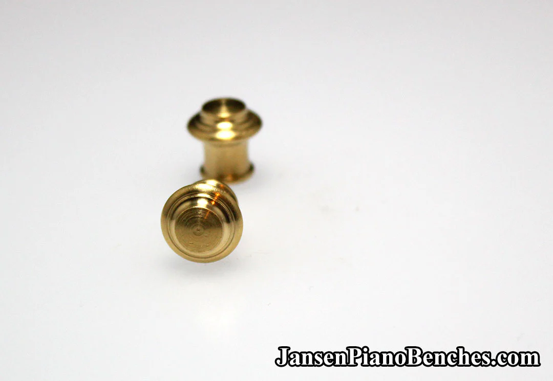 Tiered Brass Piano Desk Knob - Image 13