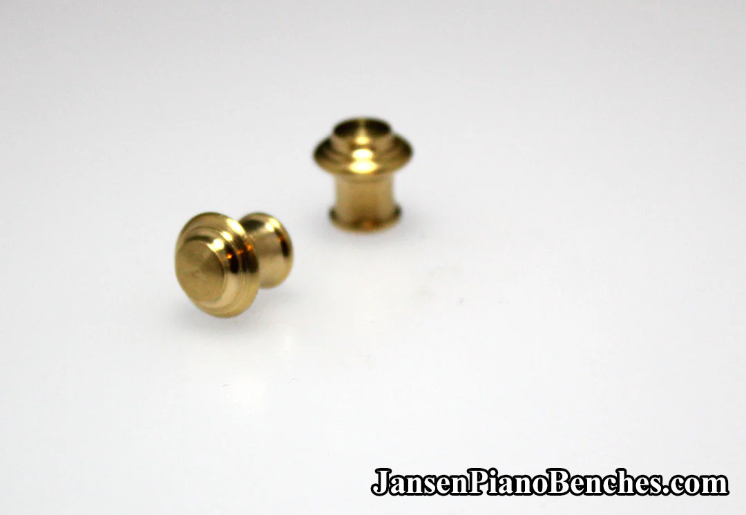 Tiered Brass Piano Desk Knob - Image 15