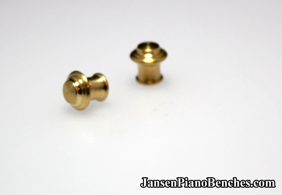 Tiered Brass Piano Desk Knob - Image 16