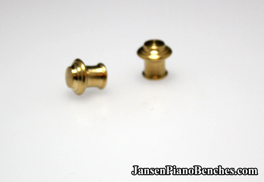 Tiered Brass Piano Desk Knob - Image 17