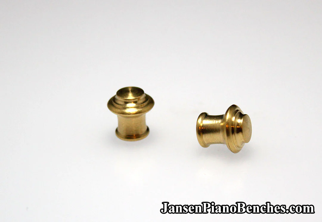 Tiered Brass Piano Desk Knob - Image 8