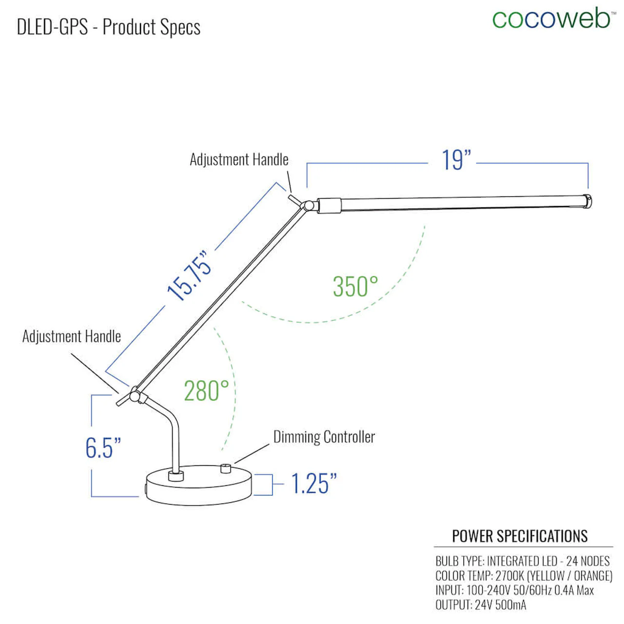 Cocoweb Ultra-Slim LED Piano Lamp - Image 4