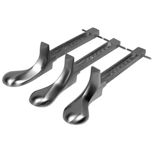 Upright Piano Pedals Solid Brass 8-7/8 in. - Model 1582