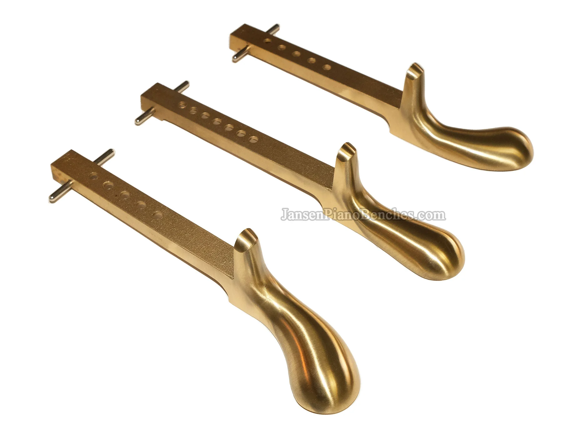Upright Piano Pedals Solid Brass Model 1585
