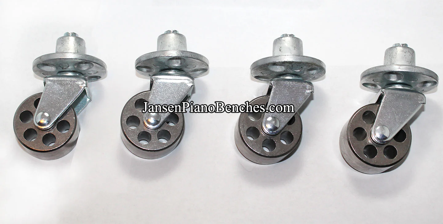 Upright Piano Wheels Heavy Duty Cast Iron - Image 3