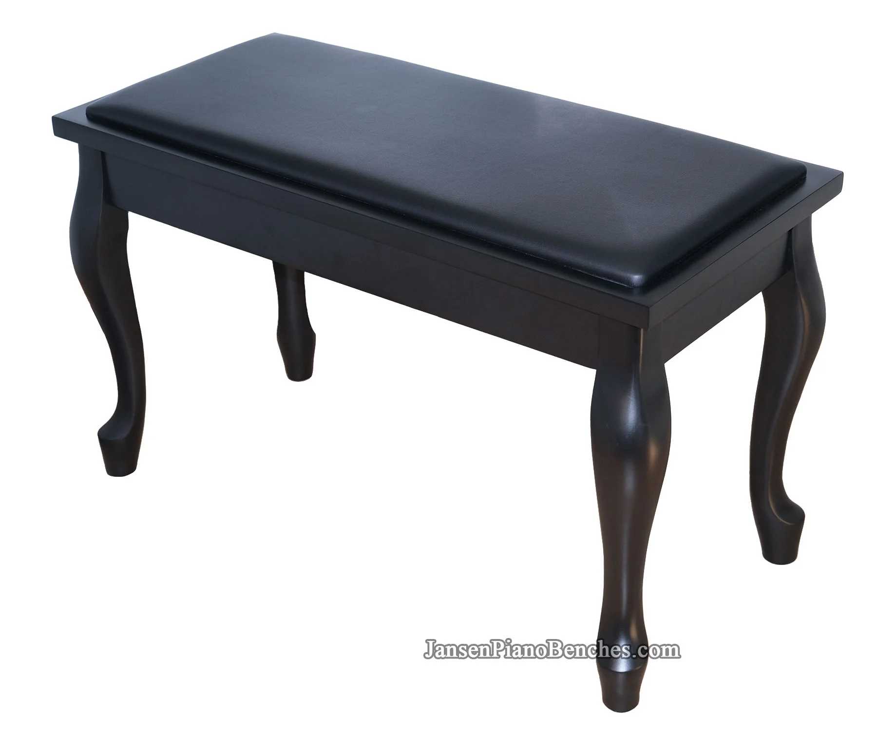 Yamaha Piano Bench Black with Curved Legs Open Box