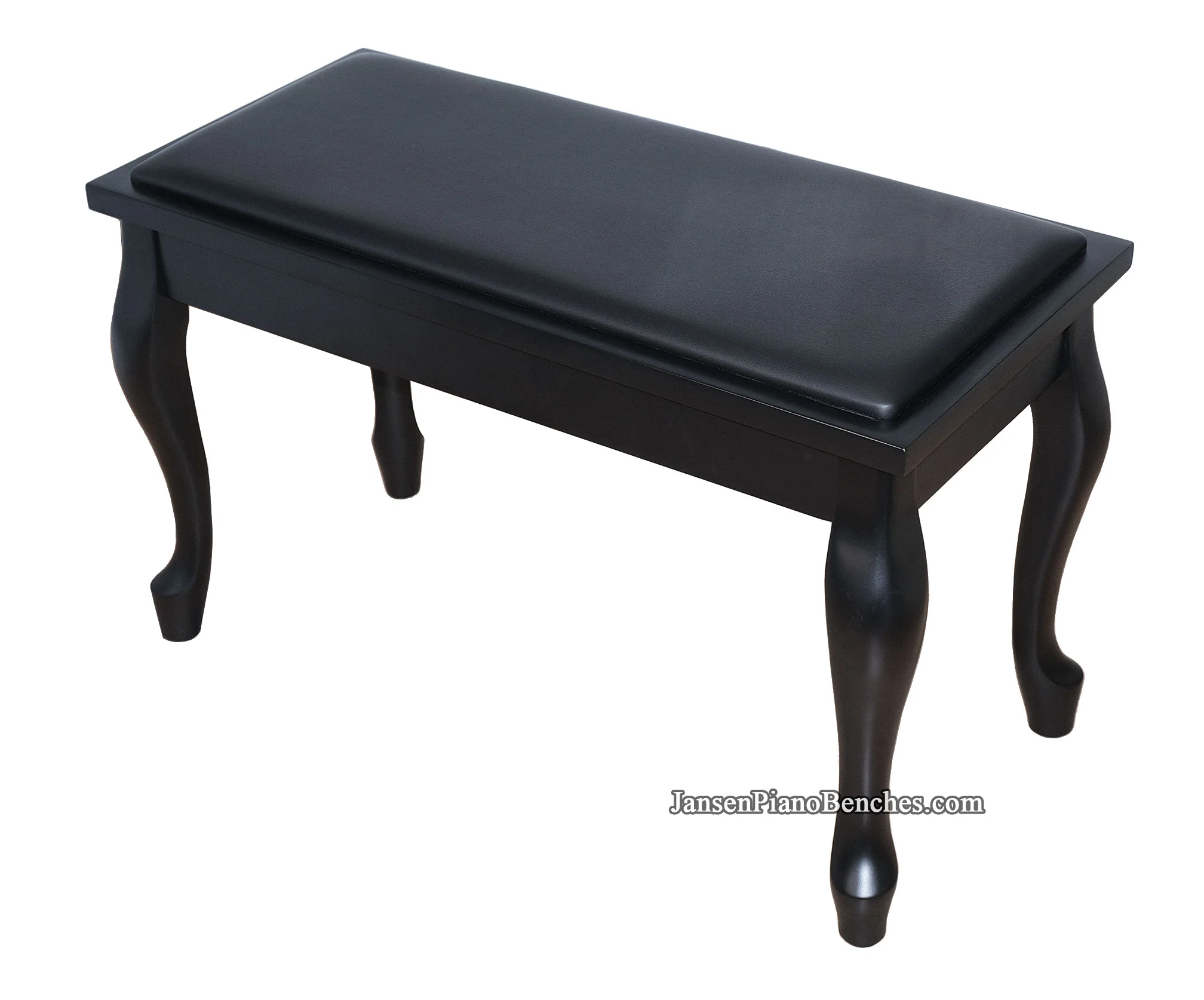 Yamaha Piano Bench Black with Curved Legs Open Box - Image 3